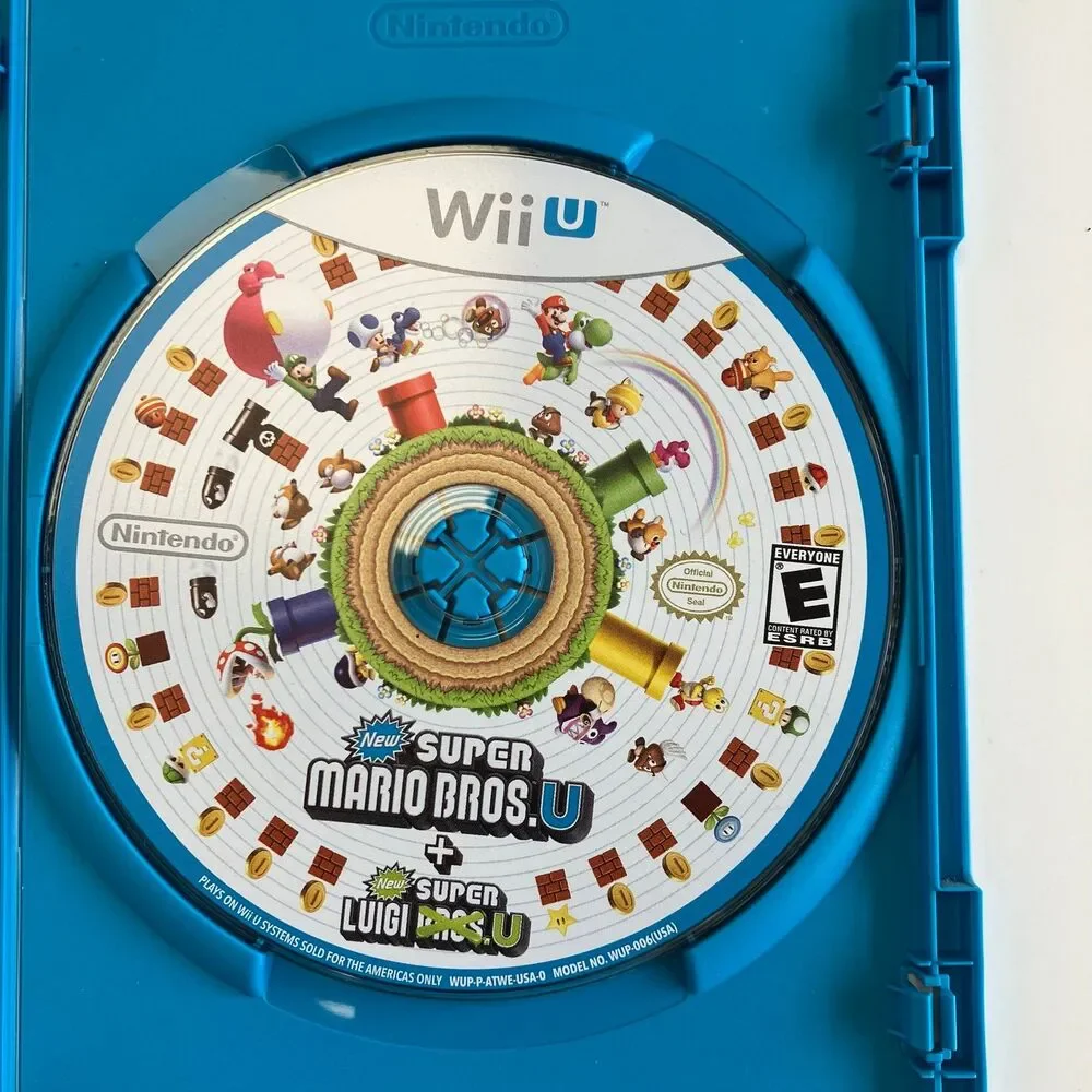 Super Mario Bros. U with Super Luigi U. (Nintendo Wii U  2013) No Manual